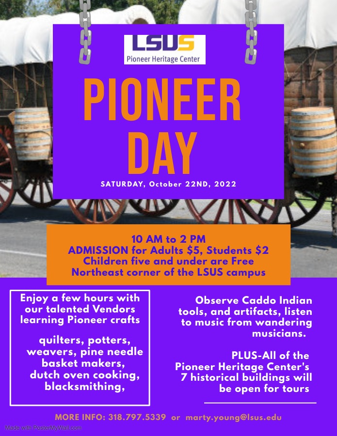 2022 Pioneer Heritage Day Slated for Oct. 22